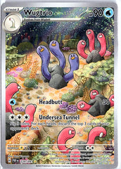 Wugtrio Illustration Rare SV: Paldean Fates 224/091 NM