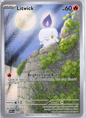Litwick Illustration Rare SV: White Flare 101/086 NM