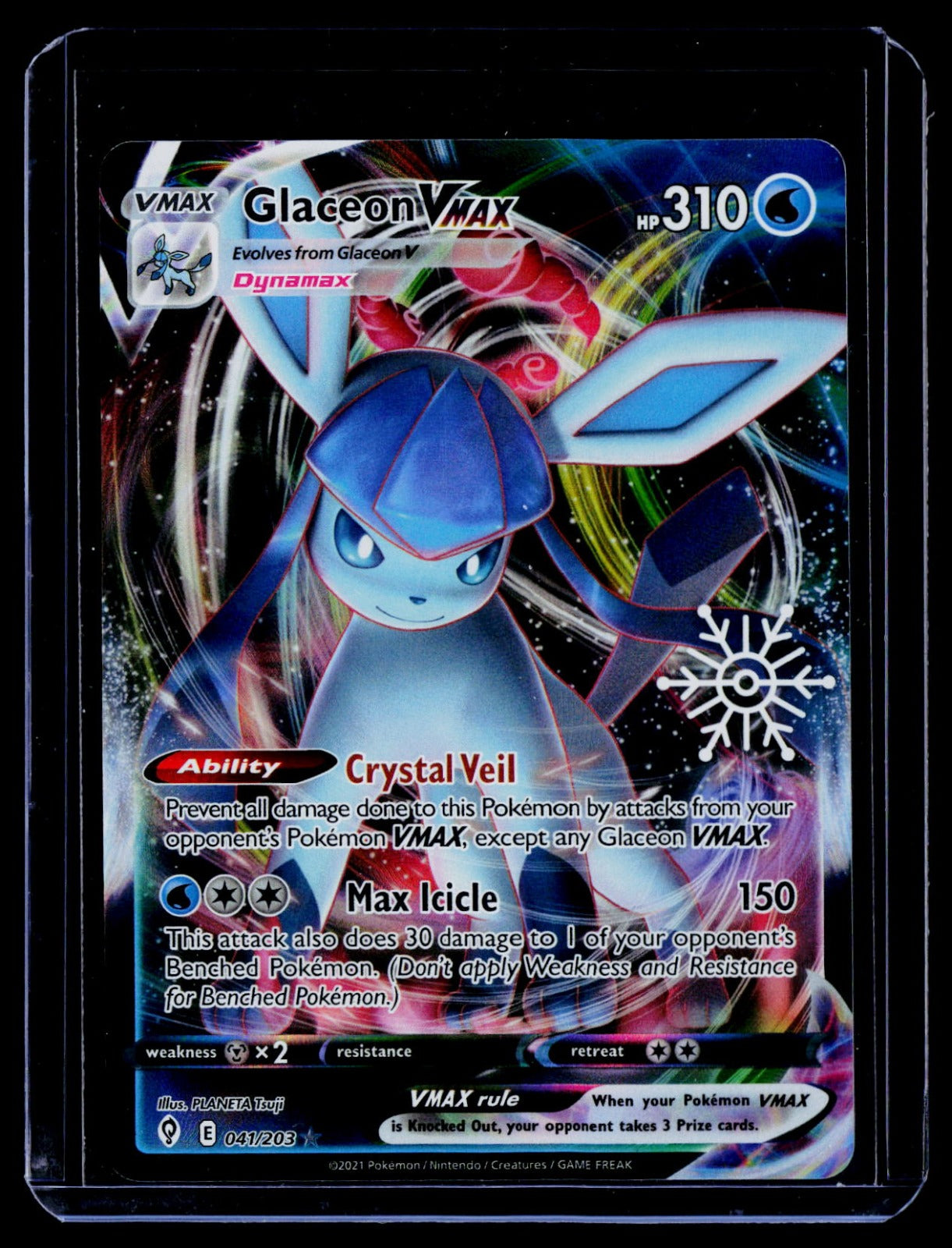 Glaceon VMAX (Holiday Calendar) Holo Miscellaneous  041/203 NM