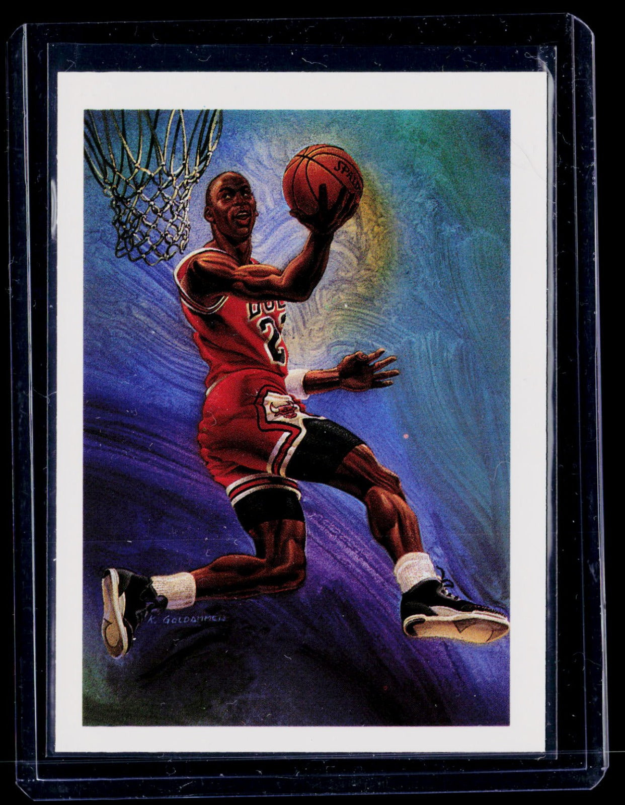 1990-91 Hoops Michael Jordan 358 Basketball Chicago Bulls