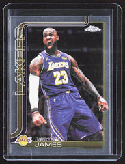 2025-26 Topps Chrome Update LeBron James 1 Basketball Los Angeles Lakers