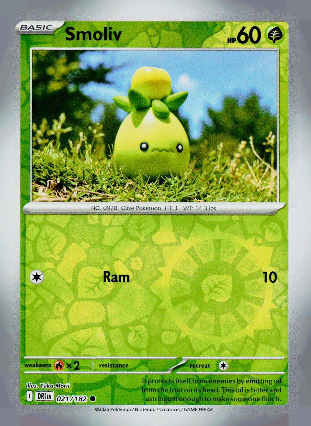 Smoliv DRI 021/182 Reverse Holo NM