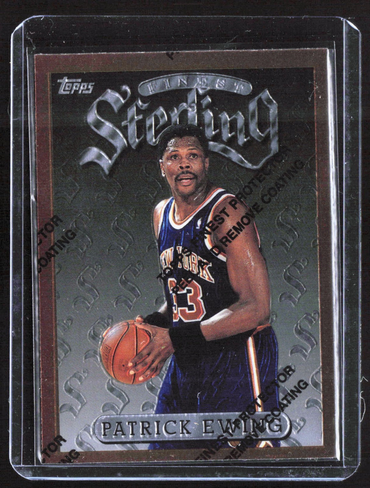 1996-97 Finest Patrick Ewing 44 Basketball New York Knicks