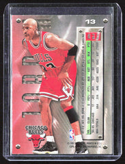 1995-96 Metal - Silver Spotlight Michael Jordan 13 Basketball Chicago Bulls