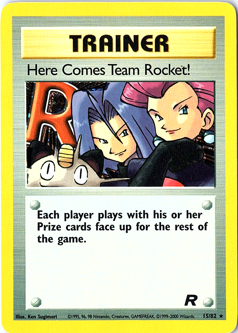 Here Comes Team Rocket! (15) Holo Rare Team Rocket 15/82 LP