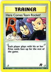 Here Comes Team Rocket! (15) Holo Rare Team Rocket 15/82 LP