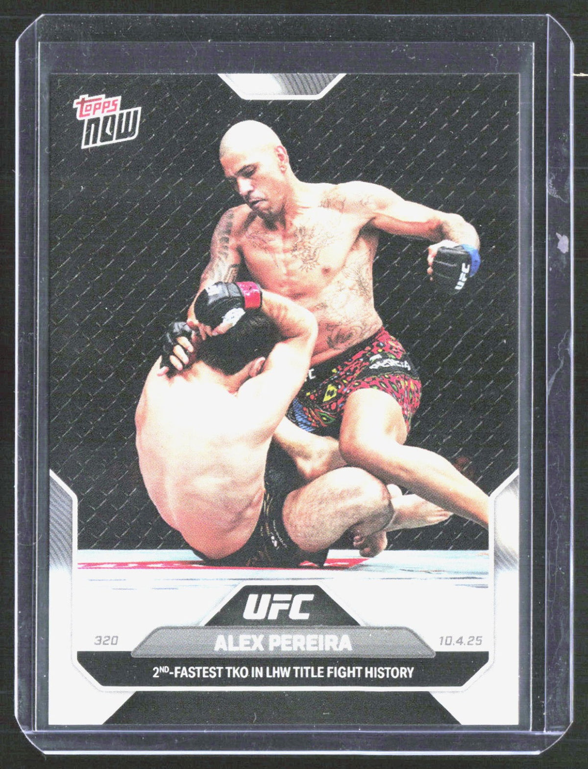 2025 Topps Now UFC Alex Pereira 31 UFC