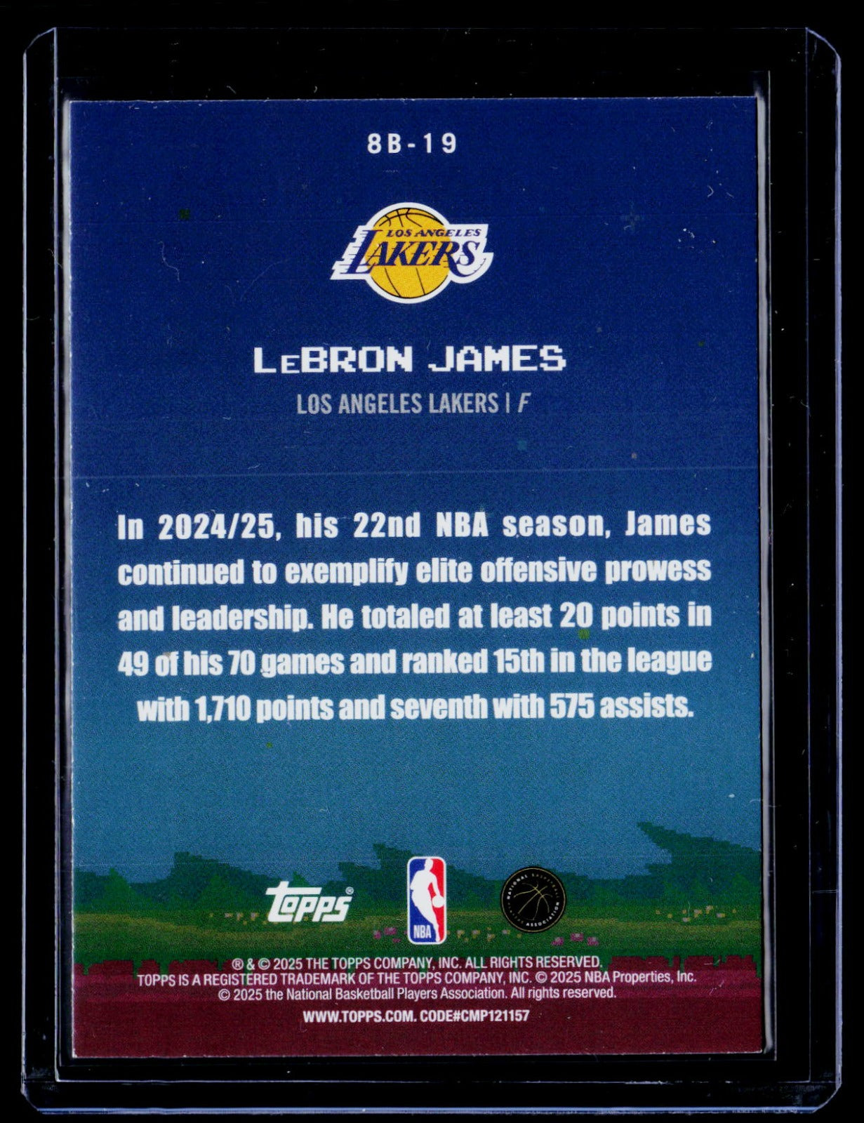 LeBron James Topps - 8-Bit Ballers 8B-19 NM