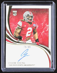 2020 Panini Immaculate Collection Collegiate Chase Young Rookie Auto 101 /99