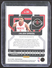 2021-22 Panini Prizm - Red Jalen Green 306 /299 Basketball Houston Rockets