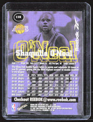 1997-98 SkyBox Premium Shaquille O'Neal 116 Basketball Los Angeles Lakers (Back)