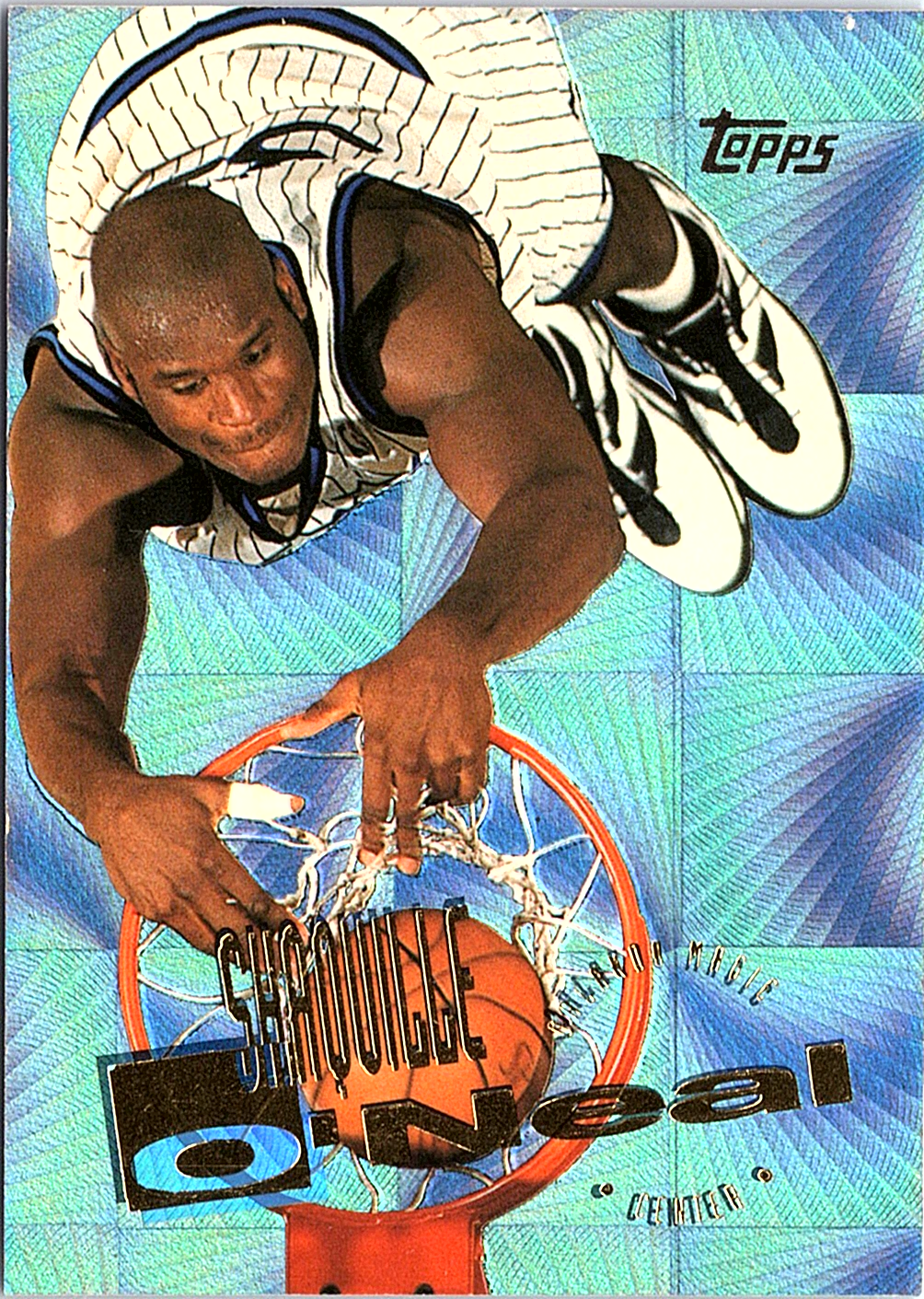 1995-96 Topps - Power Boosters Shaquille O'Neal 279 Basketball Orlando Magic