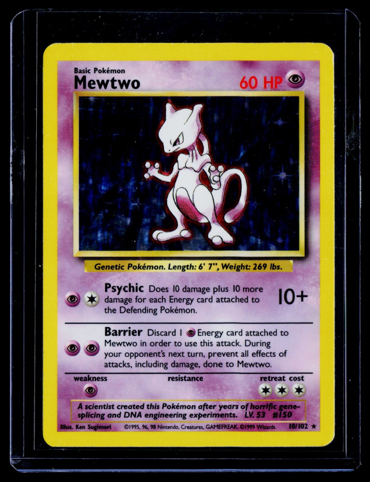 Mewtwo Base Set 010/102 LP