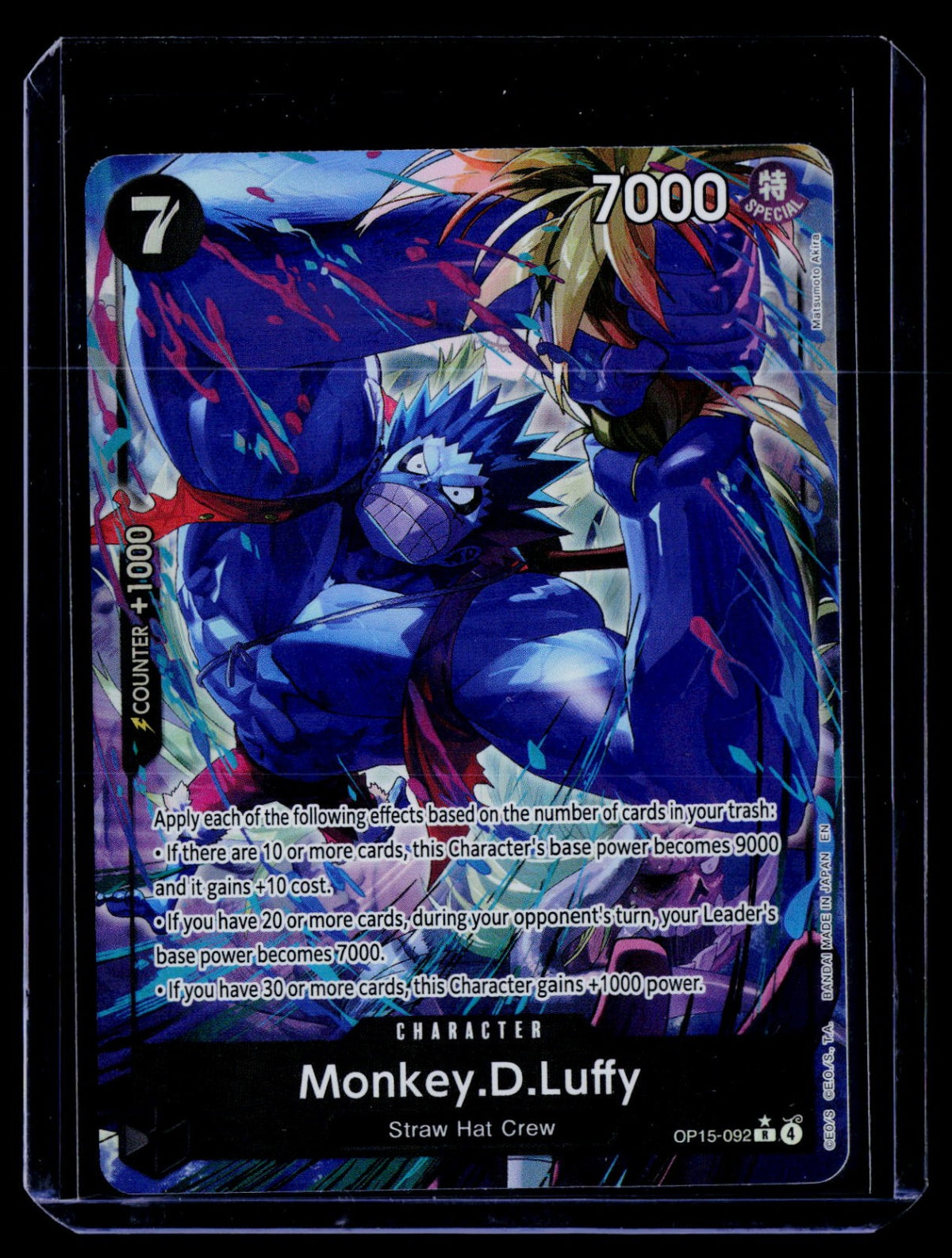 Monkey.D.Luffy (Alternate Art) OP15-EB04 Foil NM