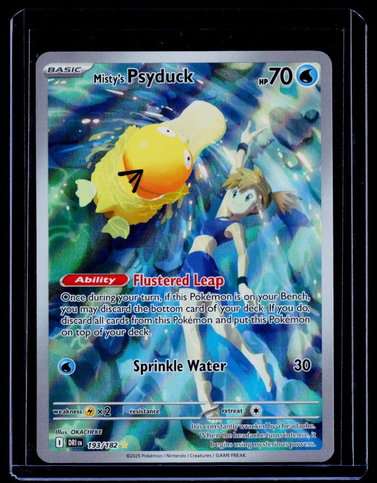 Misty's Psyduck Holo SV10: Destined Rivals 193/182 NM