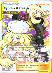 Cynthia & Caitlin (Full Art) Ultra Rare SM - Cosmic Eclipse 228/236 NM