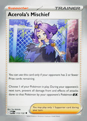 Acerola's Mischief MEG NM