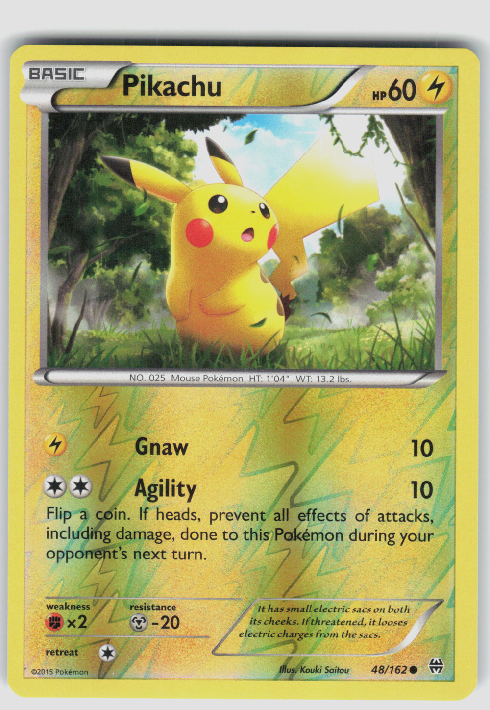 Pikachu Common XY - BREAKthrough 48/162 NM