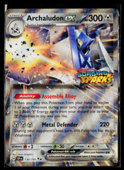 Archaludon ex (Surging Sparks Stamped) MCAP 130/191 Holo NM