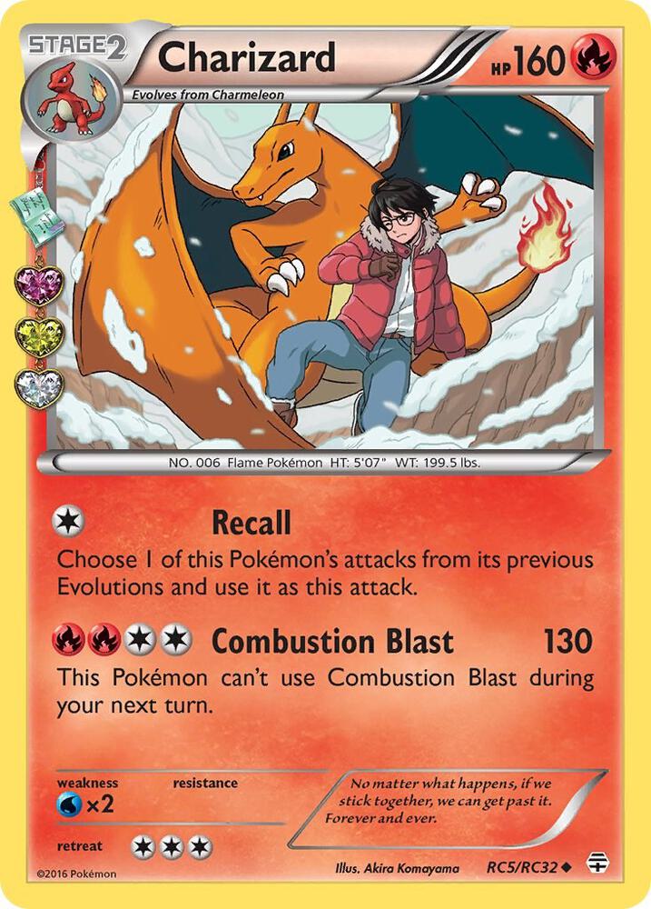 Charizard Uncommon Generations: Radiant Collection RC5/RC32 LP