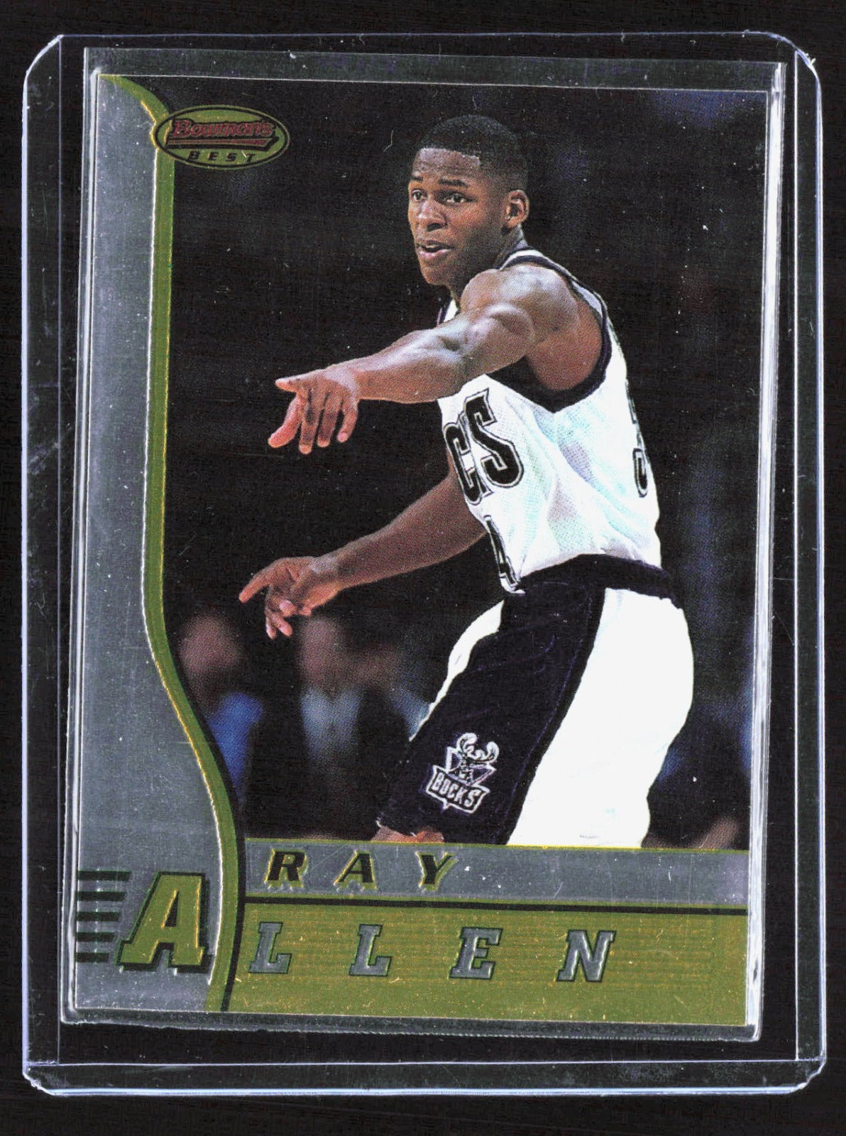 1996-97 Bowman's Best Ray Allen R5 Basketball Milwaukee Bucks