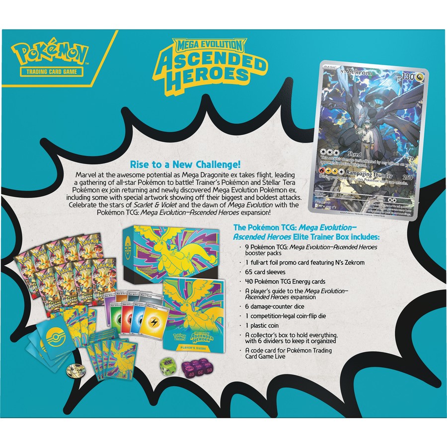Pokemon TCG: Mega Evolution Ascended Heroes Elite Trainer Box
