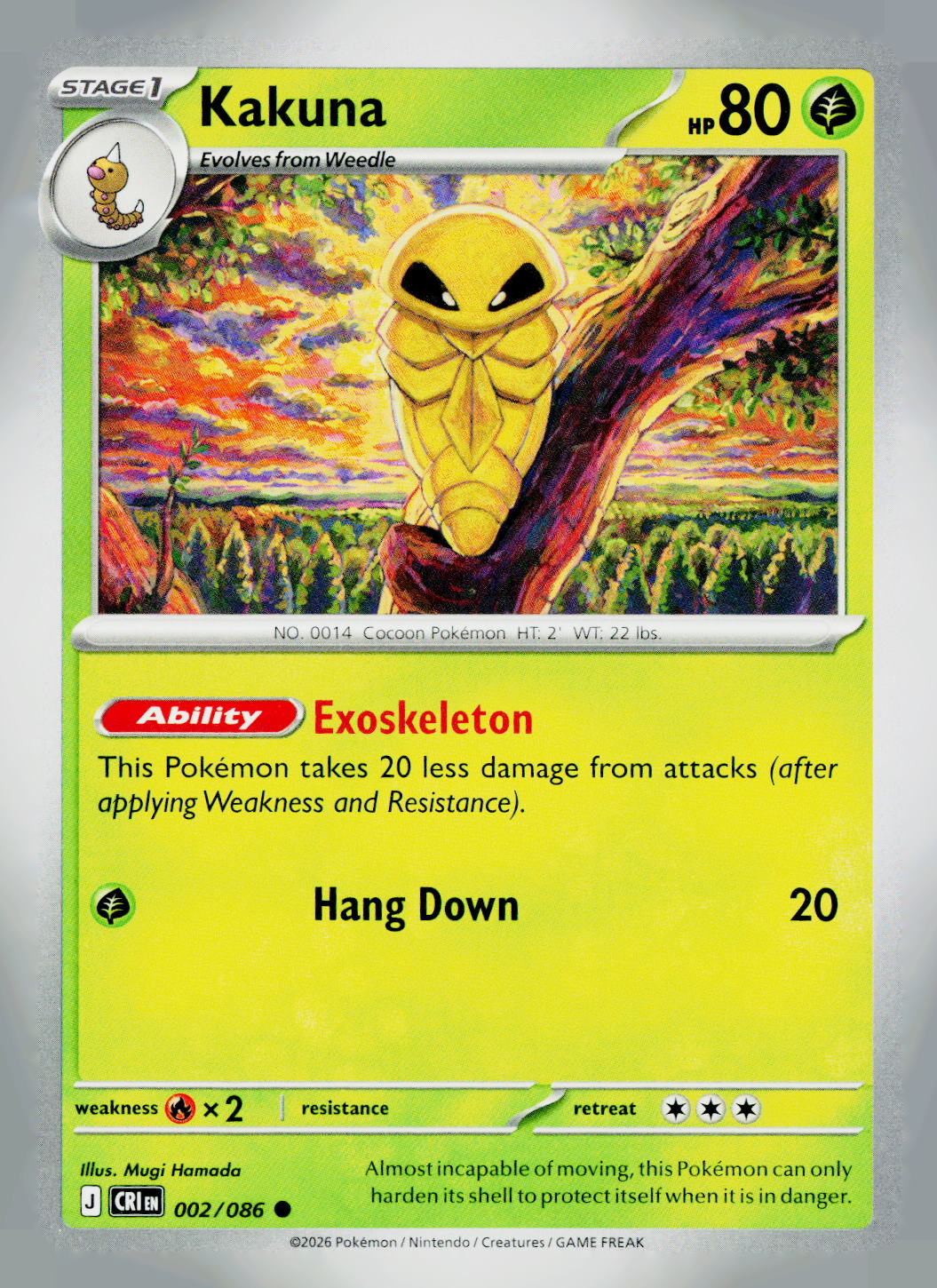 Kakuna CRI 002/086 NM