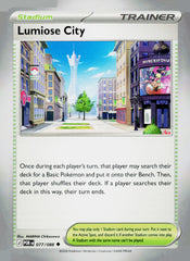 Lumiose City POR 077/088 NM