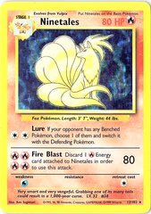 Ninetales Holo Rare Base Set 012/102 MP