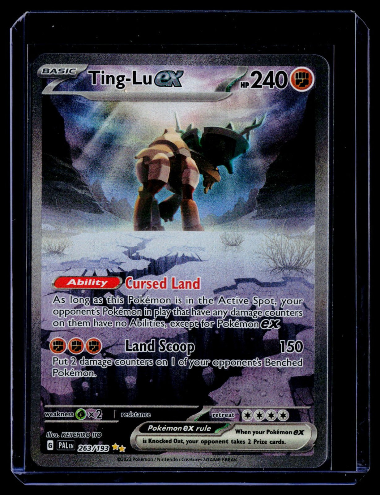 Ting-Lu ex Holo SV02: Paldea Evolved 263/193 NM