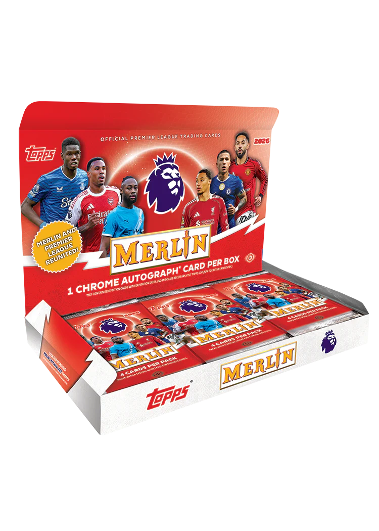 2025/26 Topps Merlin Premier League EPL Soccer Hobby Box