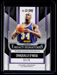 Shaquille O'Neal Panini Prizm - Legacy Signatures Prizms Red Power LS-SHQ NM