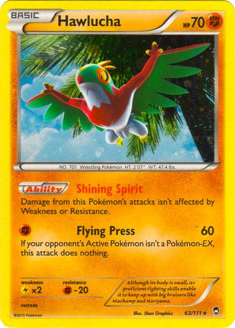 Hawlucha - (Cosmos Holo) Promo Blister Exclusives 063/111 NM