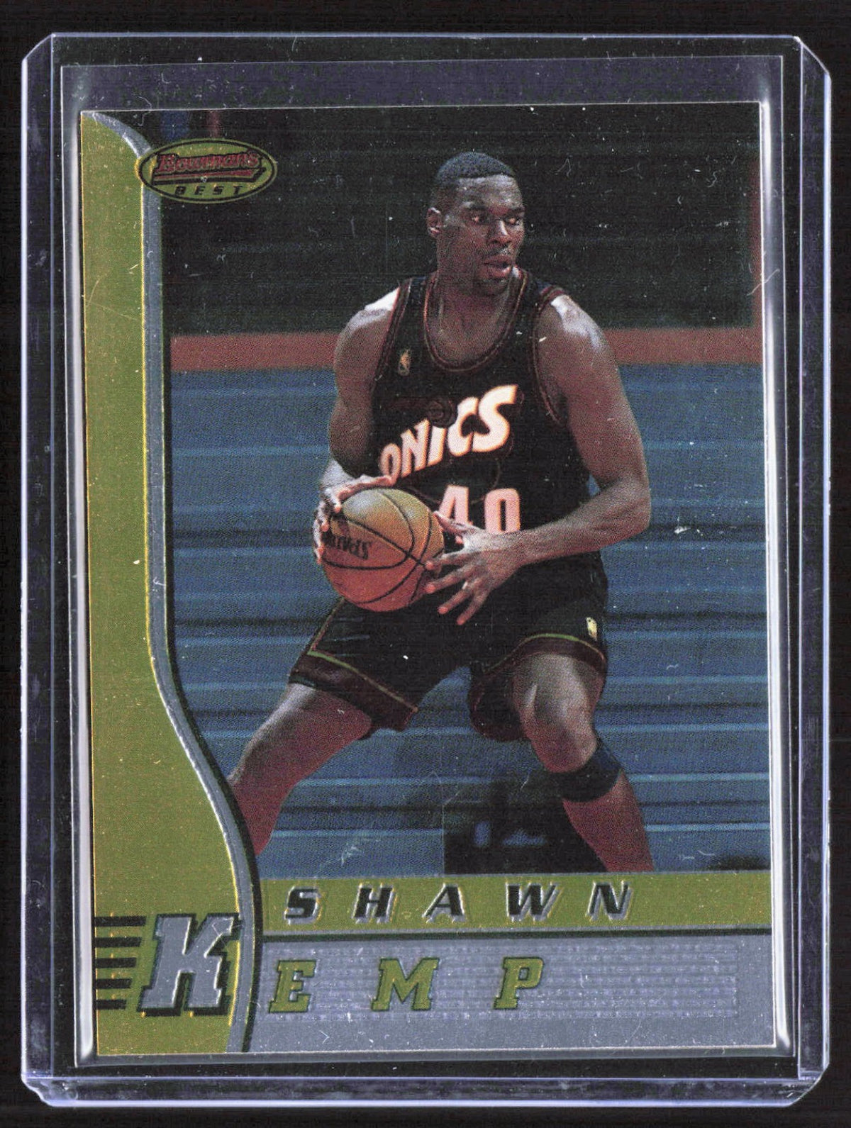 1996-97 Bowman's Best Shawn Kemp 66 Basketball Seattle SuperSonics