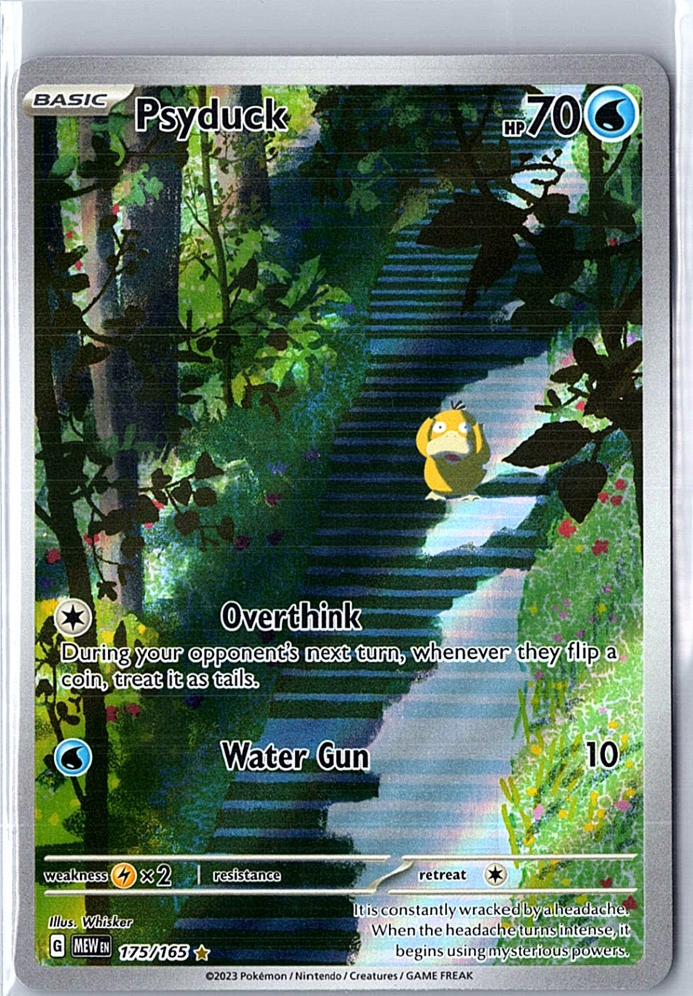 Psyduck Illustration Rare SV: Scarlet & Violet 151 175/165 NM