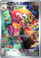 Crocalor Illustration Rare SV02: Paldea Evolved 202/193 NM