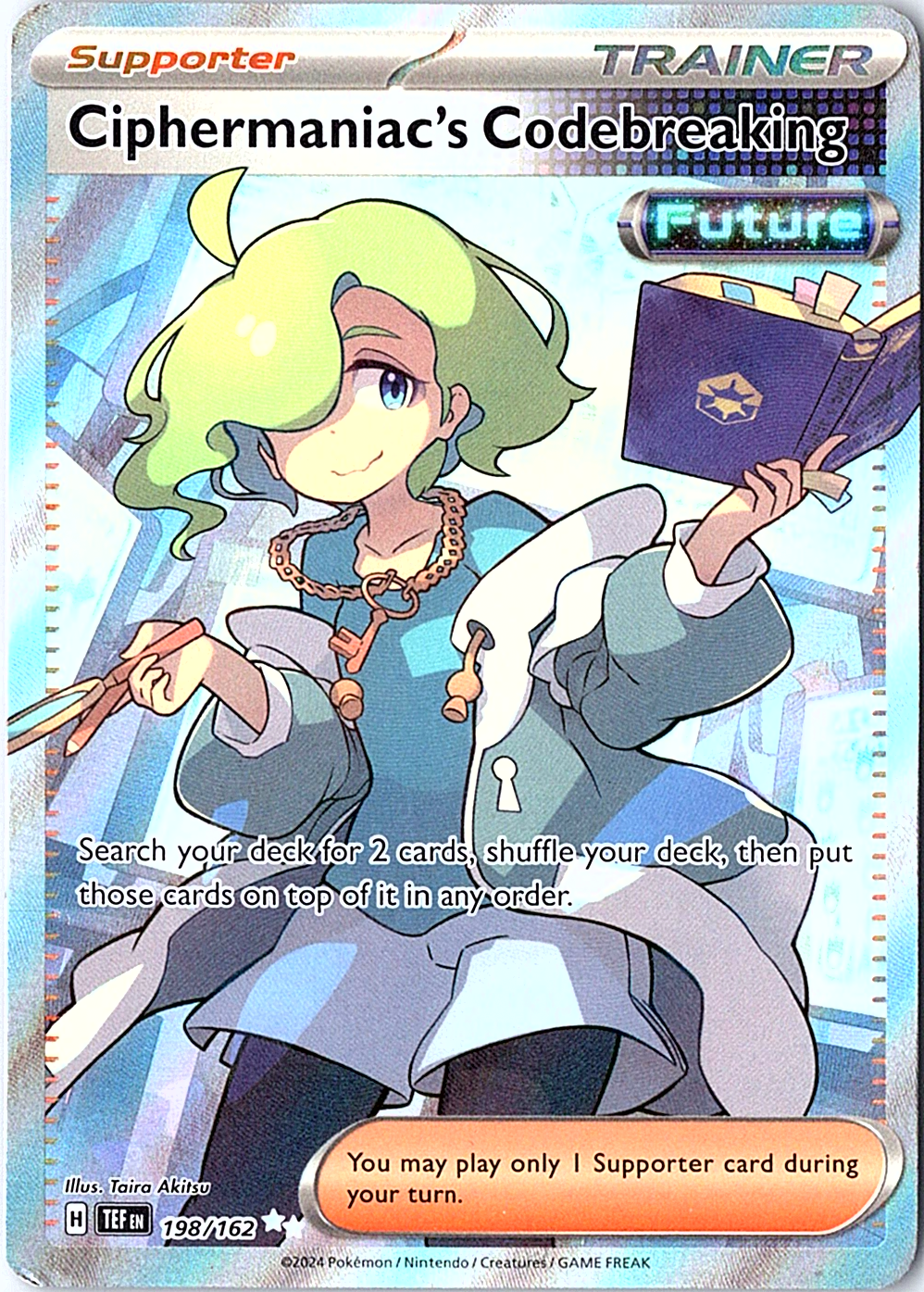 Ciphermaniac's Codebreaking Ultra Rare SV05: Temporal Forces 198/162 NM