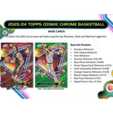 2023-24 Topps Cosmic Chrome Basketball Hobby Box **PRE-ORDER**