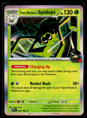 Team Rocket's Spidops DRI 020/182 Holo NM