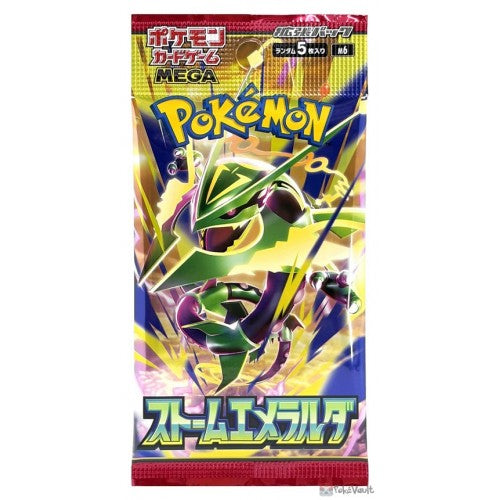 MEGA Storm Emeralda M6 Booster Pack - Japanese Pokémon TCG