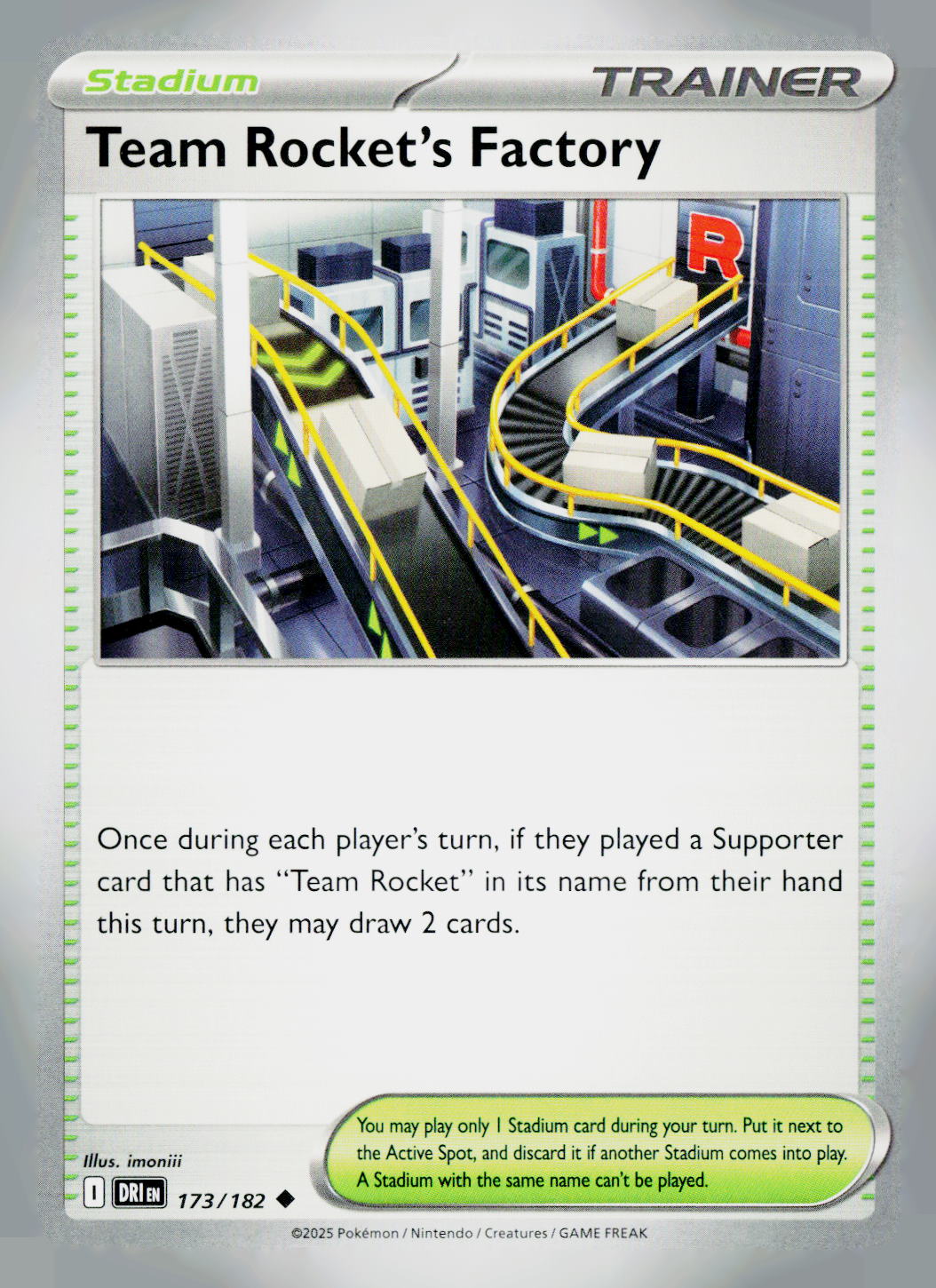 Team Rocket's Factory DRI 173/182 NM