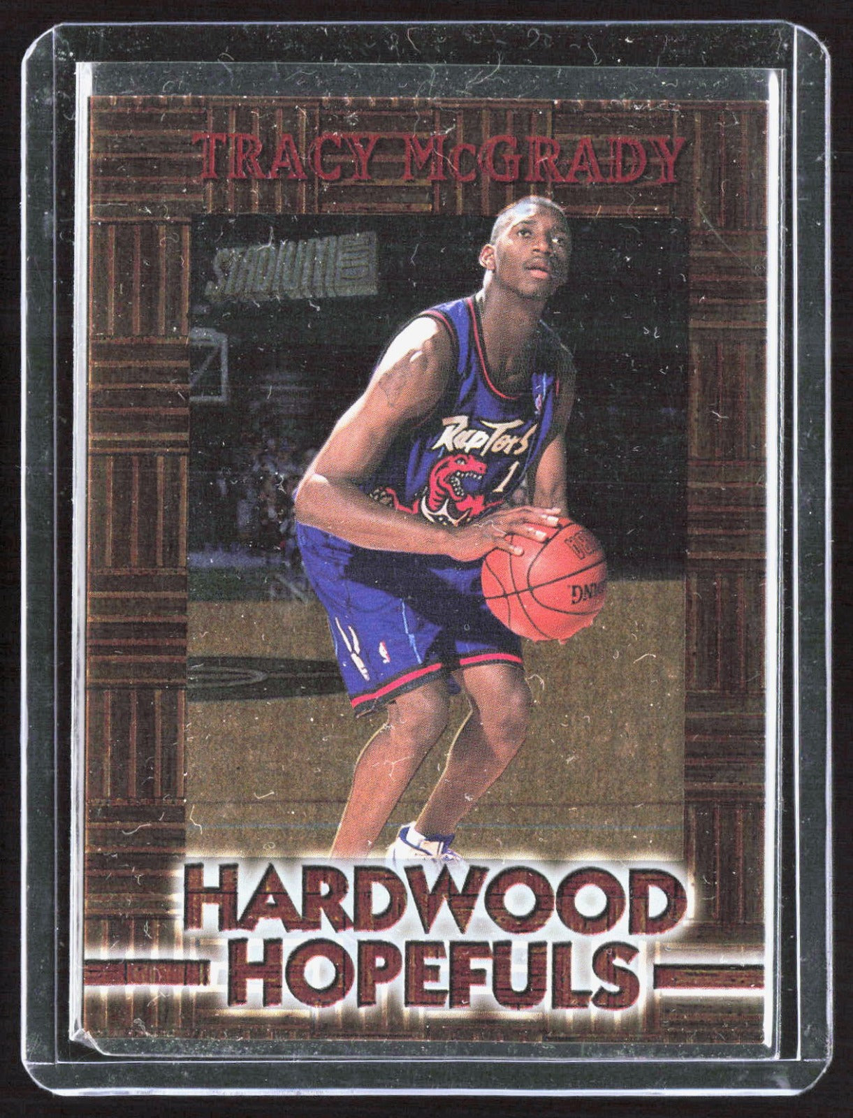 1997-98 Stadium Club - Hardwood Hopefuls Tracy McGrady HH6 Basketball Toronto