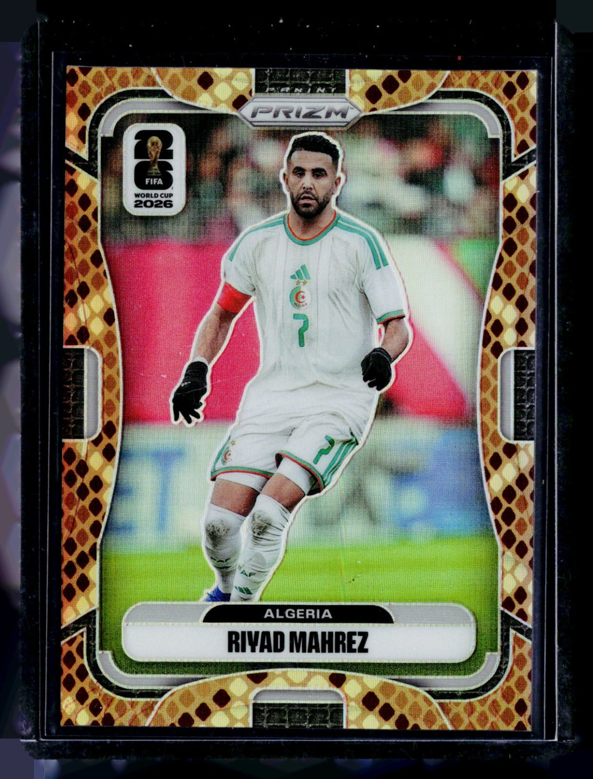 Riyad Mahrez Panini Prizm FIFA World Cup - Rattlesnake Prizms 135 NM