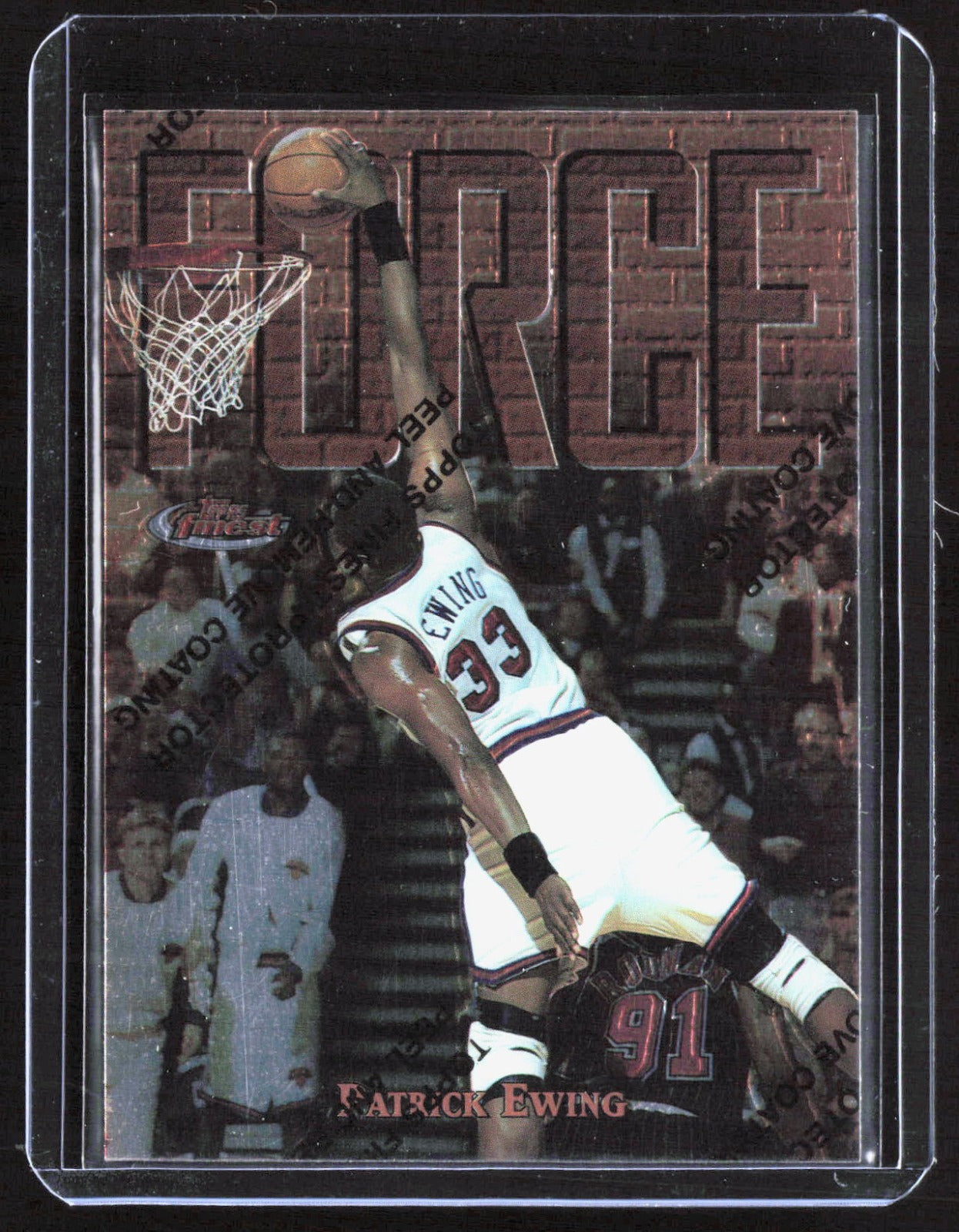 1997-98 Finest Patrick Ewing 56 Basketball New York Knicks