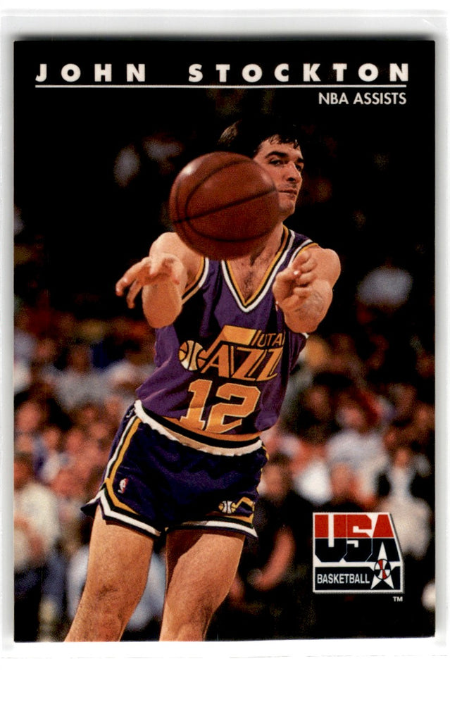 1991 Skybox USA John Stockton Card 90 Default Title