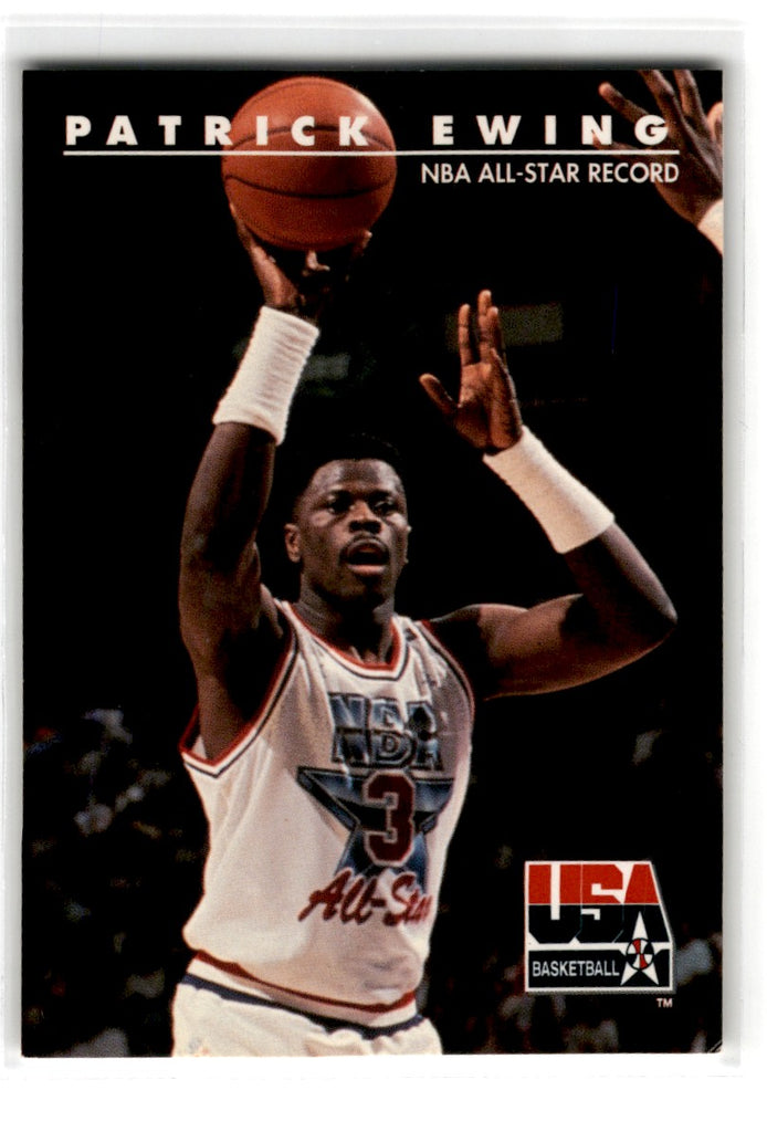 1992 SkyBox USA Patrick Ewing Card 25 Default Title