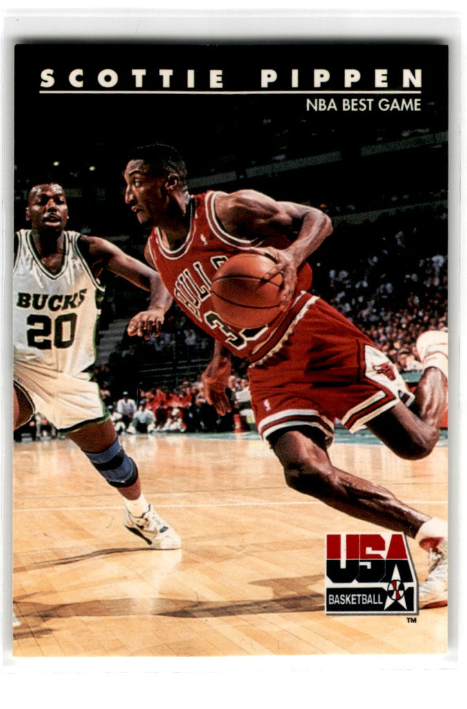 1992 SkyBox USA Scottie Pippen Card 67 Default Title