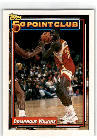 1992 Topps 50 Point Club Dominique Wilkins Card200 Default Title