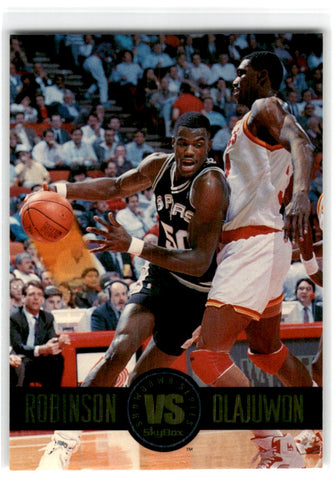 1993 SkyBox Showdown Series David Robinson/Hakeem Olajuwon CardSS5 Default Title