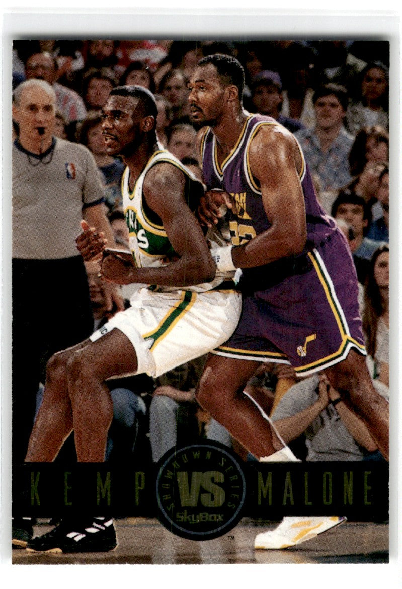1993 SkyBox Showdown Series Shawn Kemp/Karl Malone CardSS7 Default Title